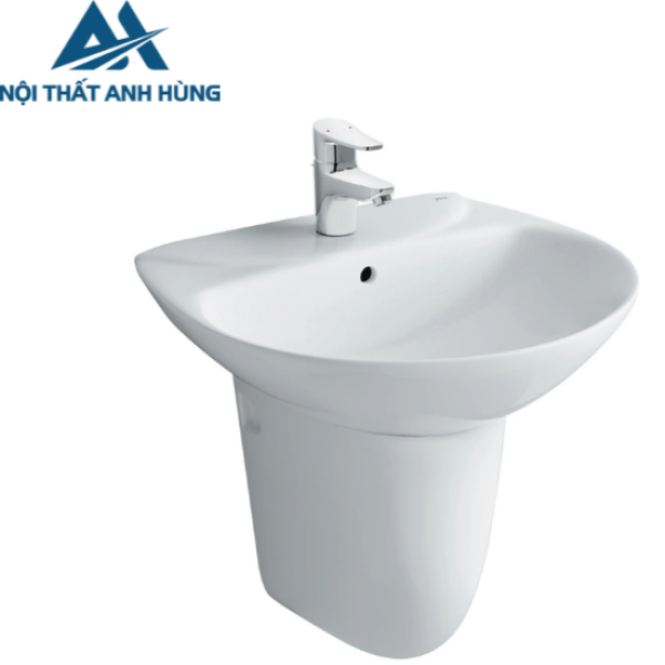 Lavabo Treo Tường Inax L-285V/L-288VC Chân Ngắn